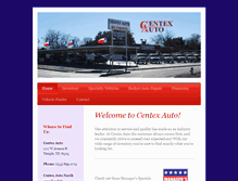 Tablet Screenshot of centex-auto.com